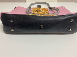 Bolso Piel Soruka Multicolor Rosa