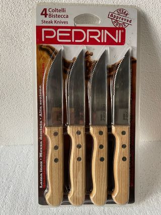Set 4 Coltelli Bistecca Pedrini