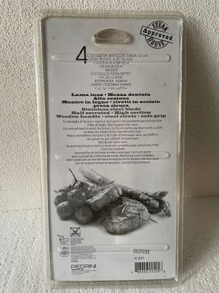 Set 4 Coltelli Bistecca Pedrini