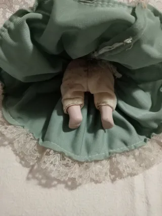 Set 2 Bambole Vintage Ceramica