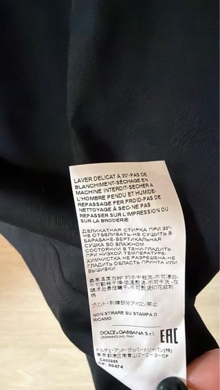 T-shirt Uomo Dolce & Gabbana Nera limited Edition