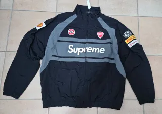 Giacca Supreme x Ducati Nera e Grigia