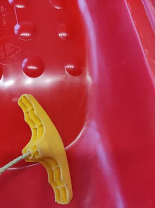 2 Trineos Nieve Infantiles Rojos