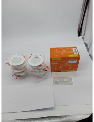 Tomosu Pack 10 Downlight LED Techo Empotrable Extr