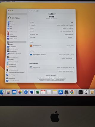iMac 21,5” 2017 para piezas