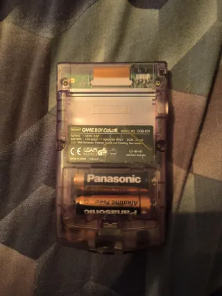 Nintendo Game Boy Color Morado Transparente