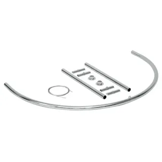 Probador completo: barra y 3 cortinas