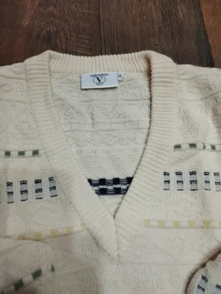 Maglione Valentino Sport V-neck Vintage Anni 70