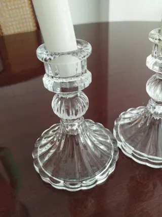 Candelabros de cristal