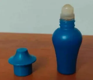 Miniatura Jarrón Avon Azul Flores