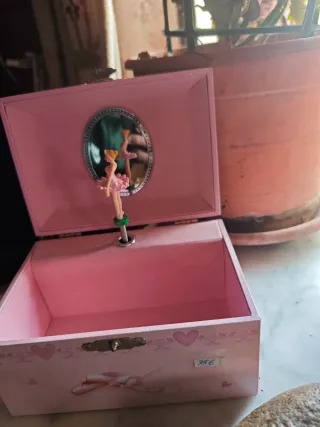 Caja de música joyero bailarina