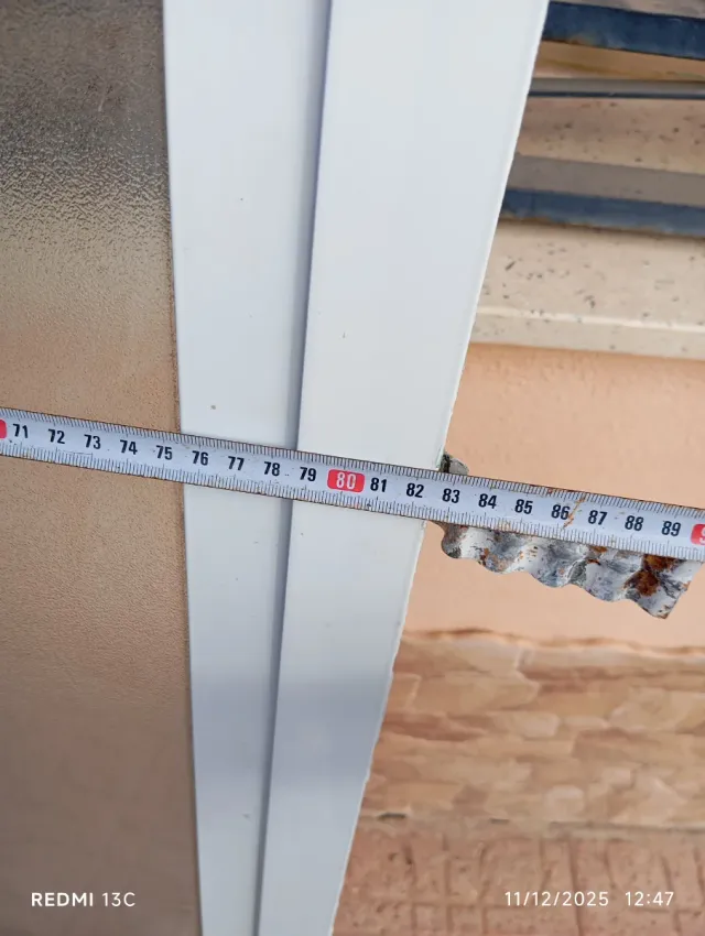 Puerta aluminio con cristal