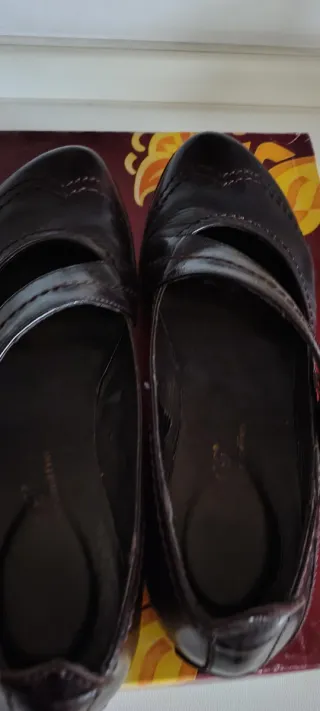 Ballerina Mary Jane Gingers Marrone Tg 38