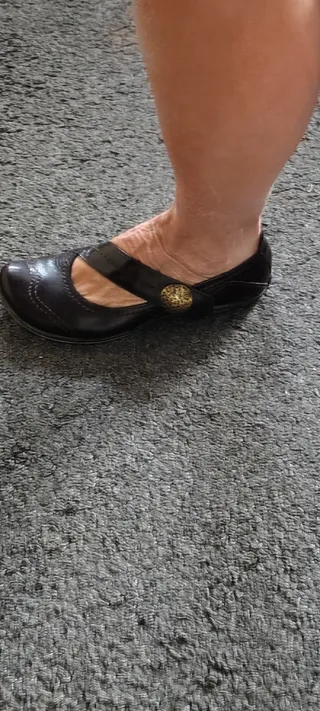 Ballerina Mary Jane Gingers Marrone Tg 38