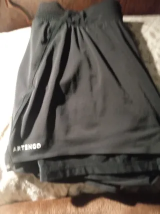 Pantalón corto Artengo mujer negro