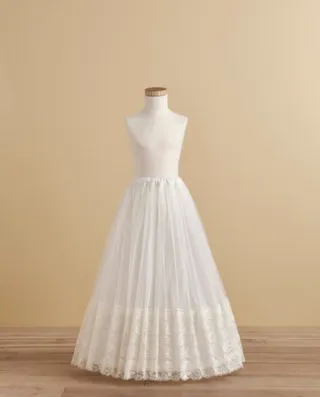 Vestido Comunión Coconut Blanco y Turquesa + compl