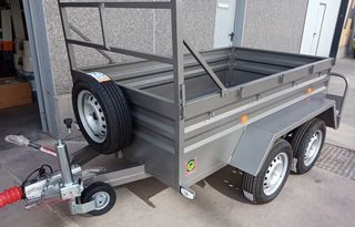 NUEVO: Remolque 2 ejes 750 kg con freno