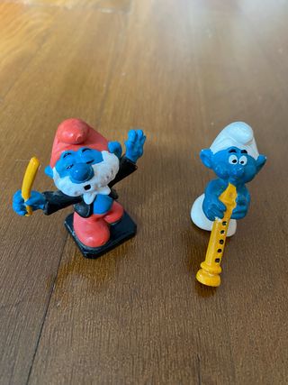 Pitufos músicos de colección