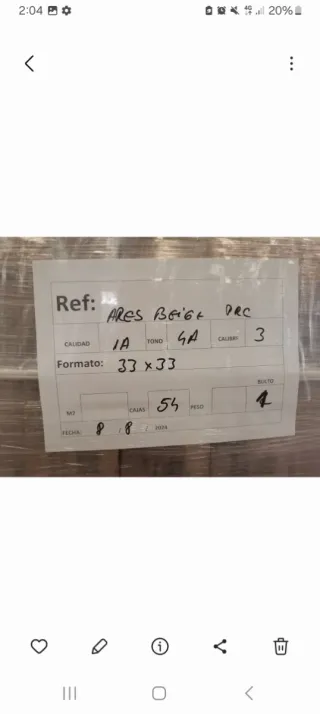 AZULEJO PAVIMENTO 33X33