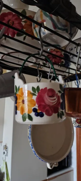 Set 3 Cestini Friuli Ceramiche Fiori