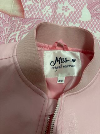 Giacca bomber rosa bimba