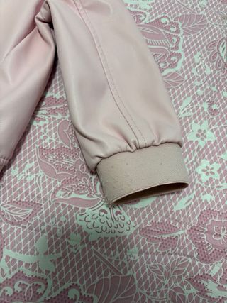 Giacca bomber rosa bimba
