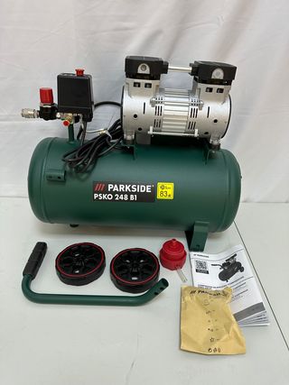 COMPRESOR SILENCIOSO PARKSIDE 24 LITROS