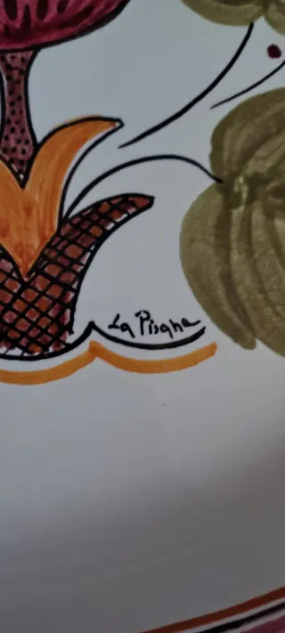 La Pisana Piatto Decorativo Ceramica