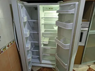 Nevera americana LG blanca