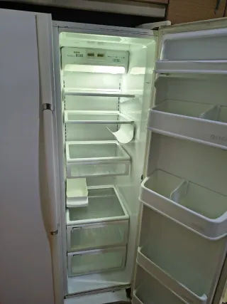 Nevera americana LG blanca