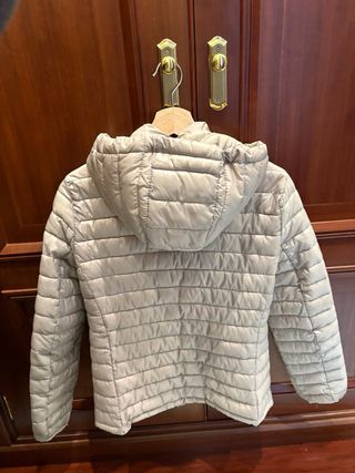 Cazadora acolchada mujer beige Talla L