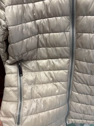 Cazadora acolchada mujer beige Talla L