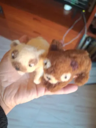 2 orsetti di peluche fatti a mano