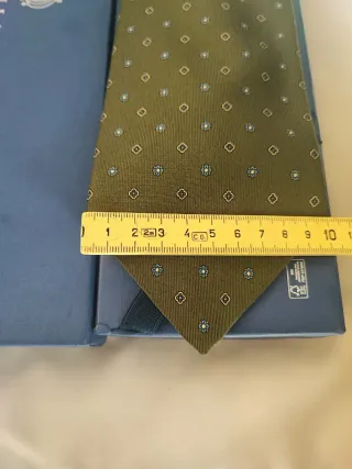 Cravatta E. Marinella verde oliva