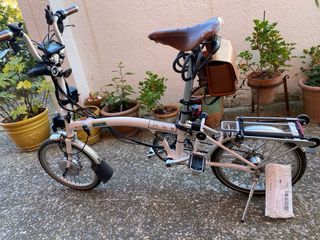 Pata lateral para bicicleta Brompton