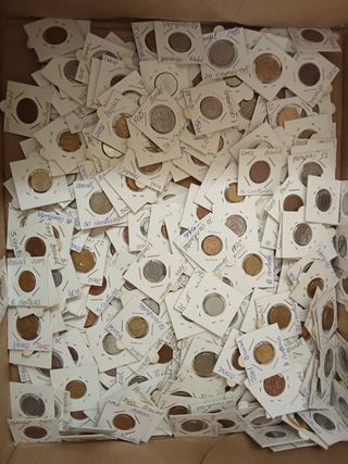 Lote de más de 250 monedas de Brasil