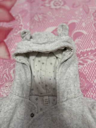 Giubbino bimbo con cappuccio e gufetto