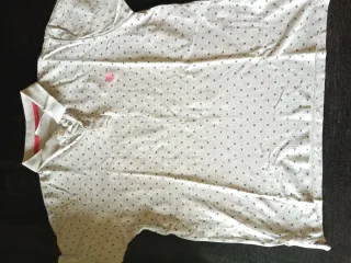 Camiseta Hollister Talla S Beige