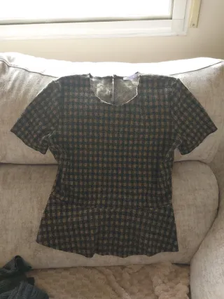Camisa cuadros ceñida