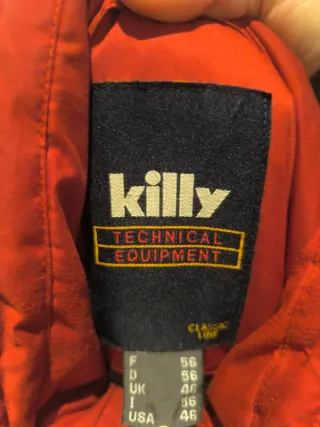 Chaqueta Killy roja invierno