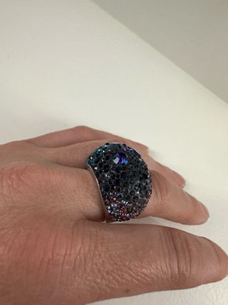 Anillo Swarovski Talla 55 Azul/Morado