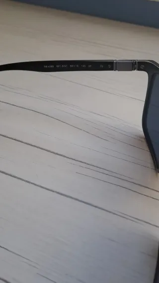 Gafas de Sol Ray-Ban Negras. Para Montura