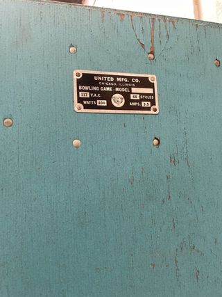 Máquina Bolera Shuffle Alley