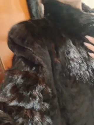 Abrigo de piel marrón Dasco