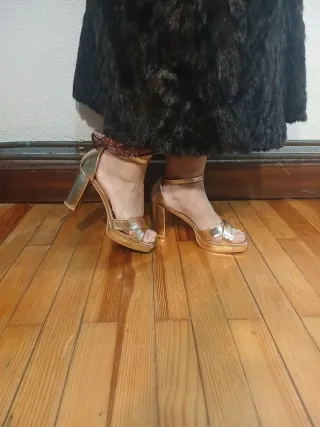 Abrigo de piel marrón Dasco