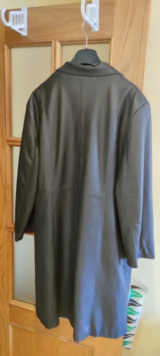 Abrigo Piel Marrón Talla L-XL