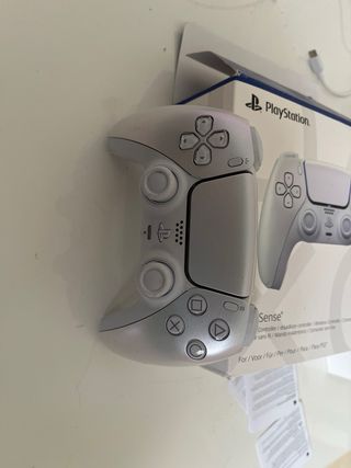 Mando DualSense Blanco PS5 mando cromado
