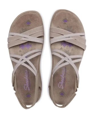 Sandalias Skechers Mujer Taupe