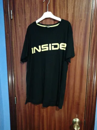 Camiseta Inside Talla M Negra