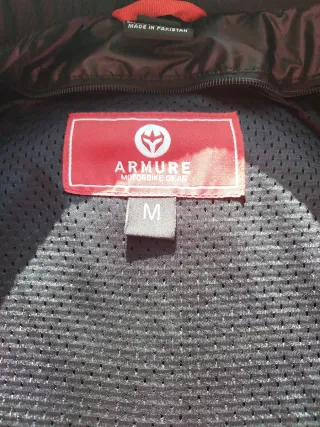 Chaqueta de moto negra